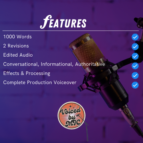 1000 Word Voiceover