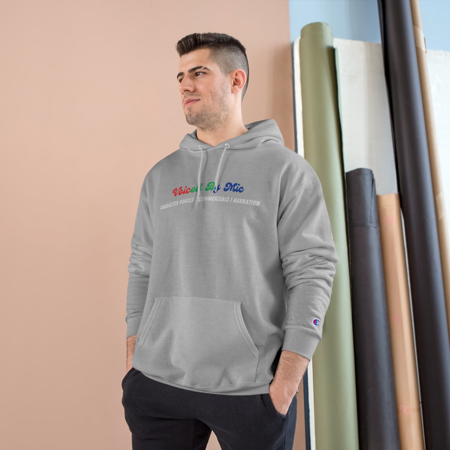 Champion Voiced By Mic Medium Weight Hoodie
