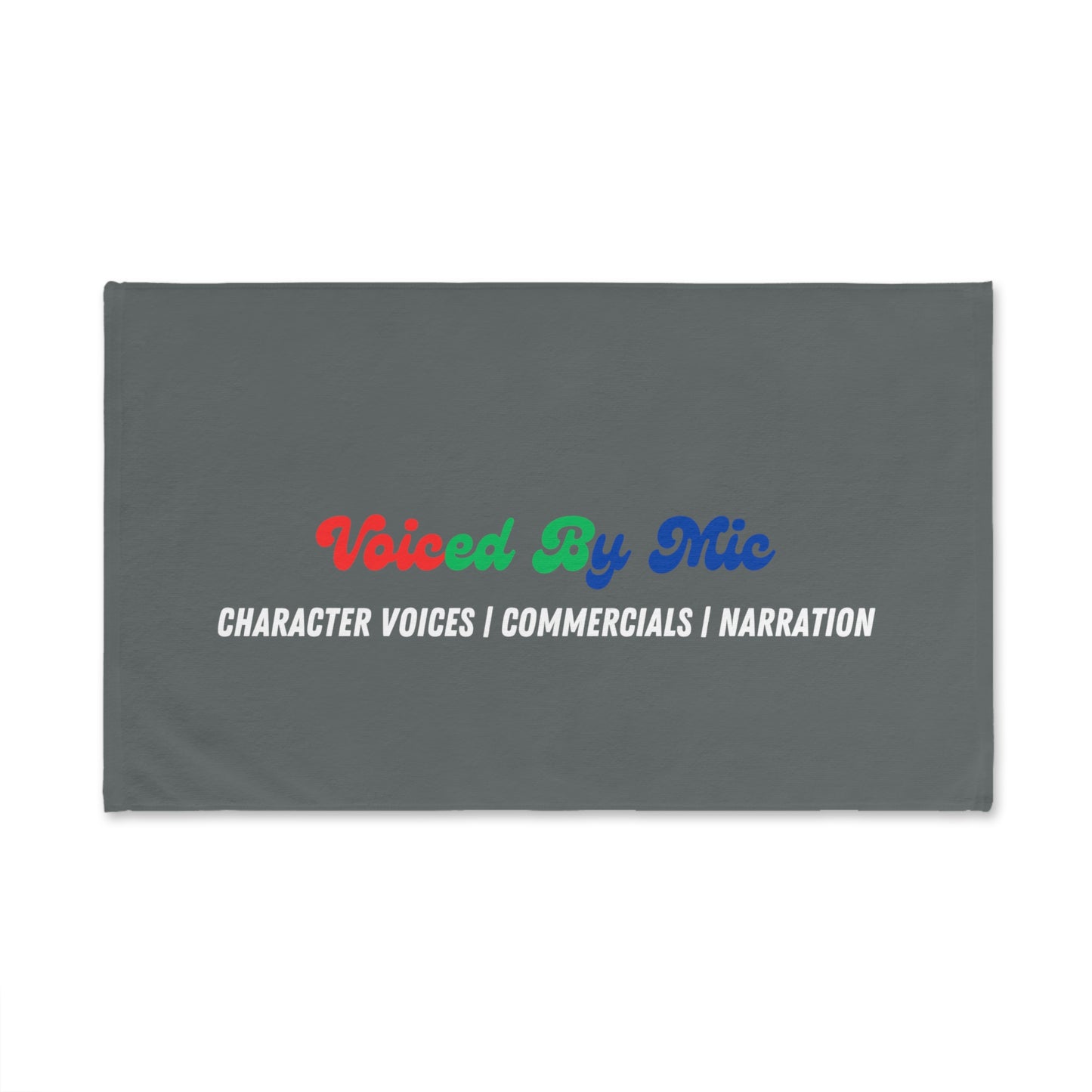 Voiced By Mic Studio Towel