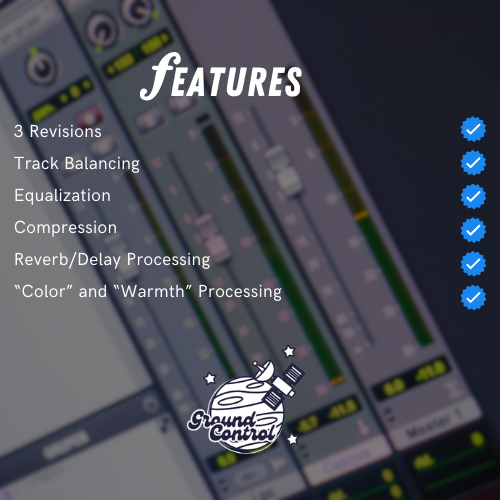 2-Track Mixing & Mastering Session