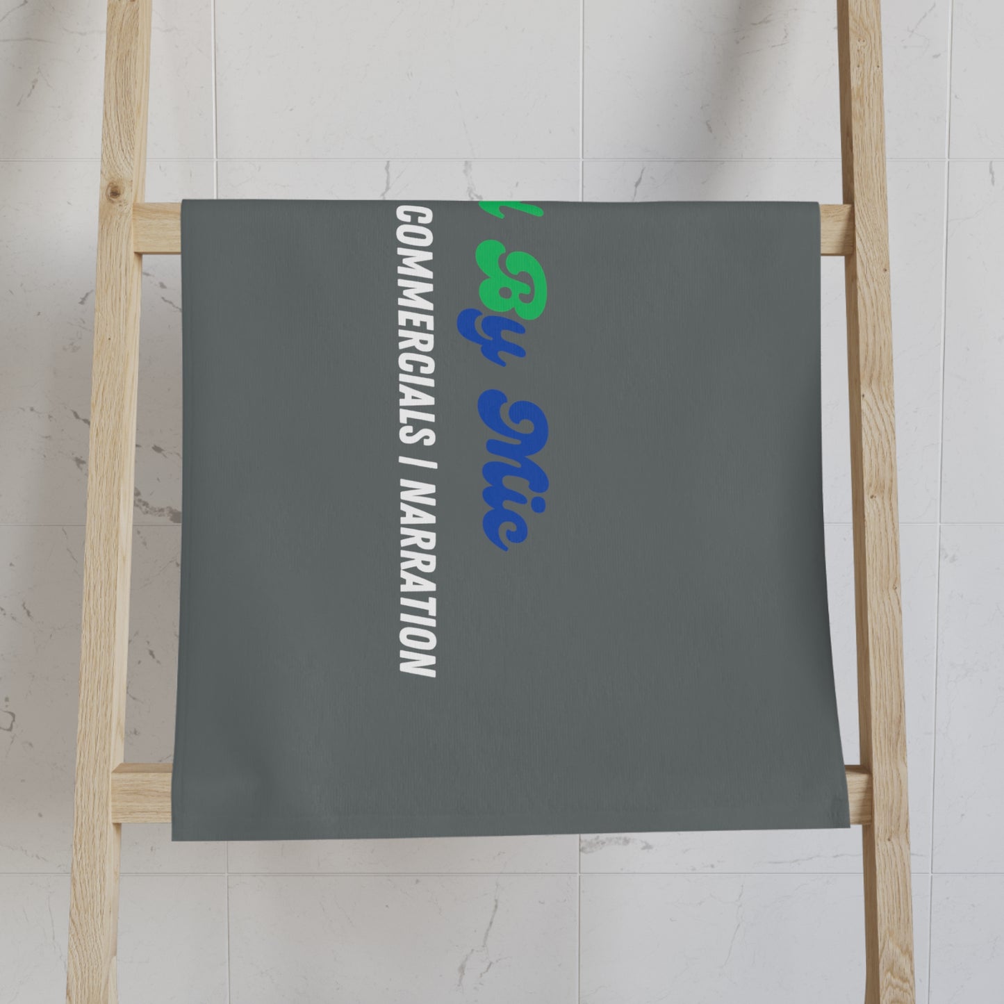 Voiced By Mic Studio Towel